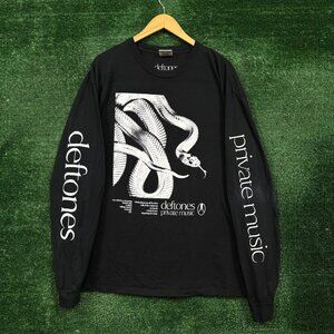 Deftones Private Music Nu Metal Band LS Shirt Size 2XL